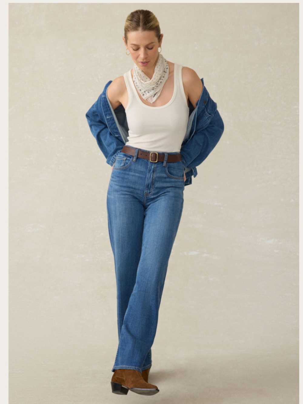 Faherty Saturday Stretch Denim Jeans